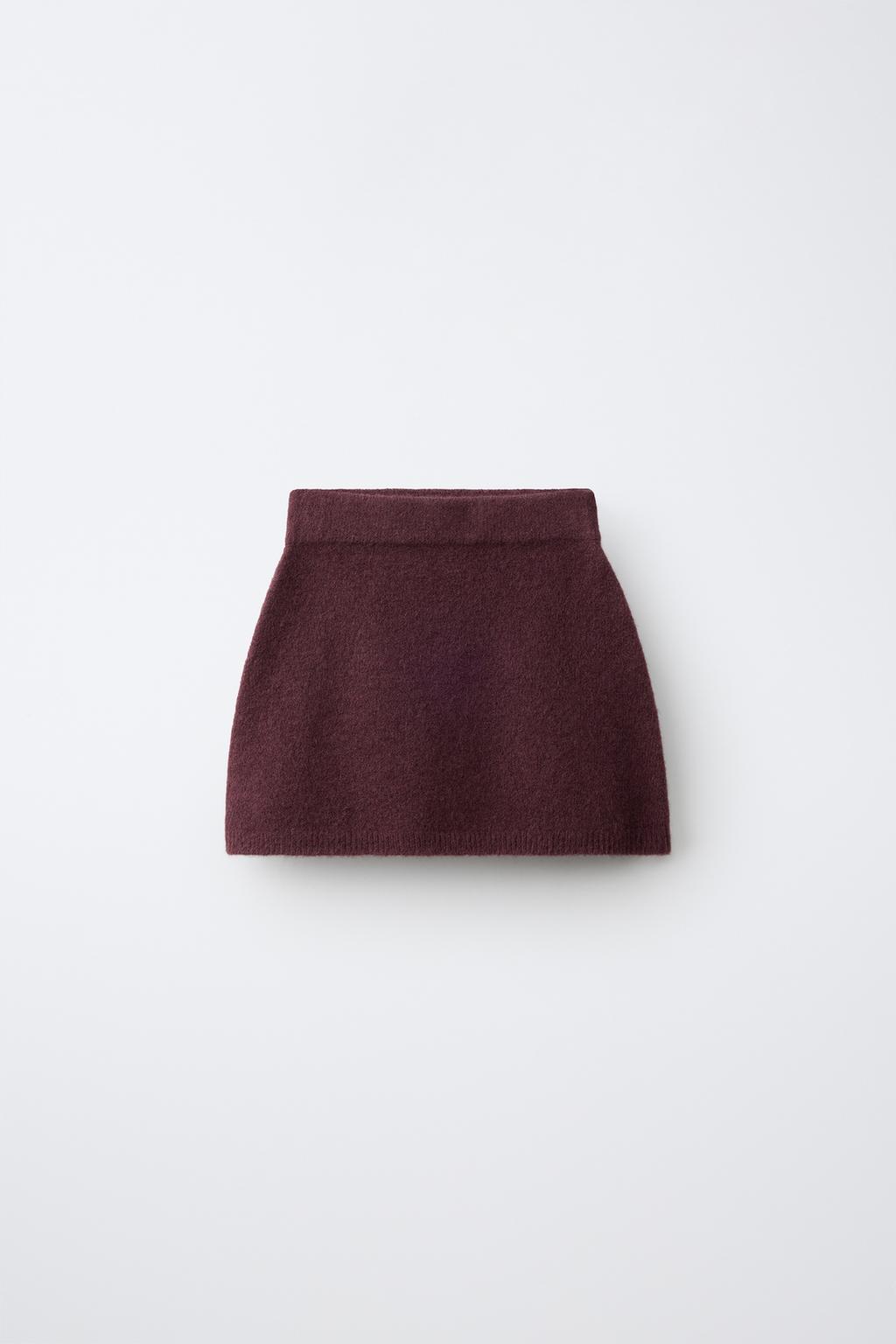 PLAIN KNIT SKIRT