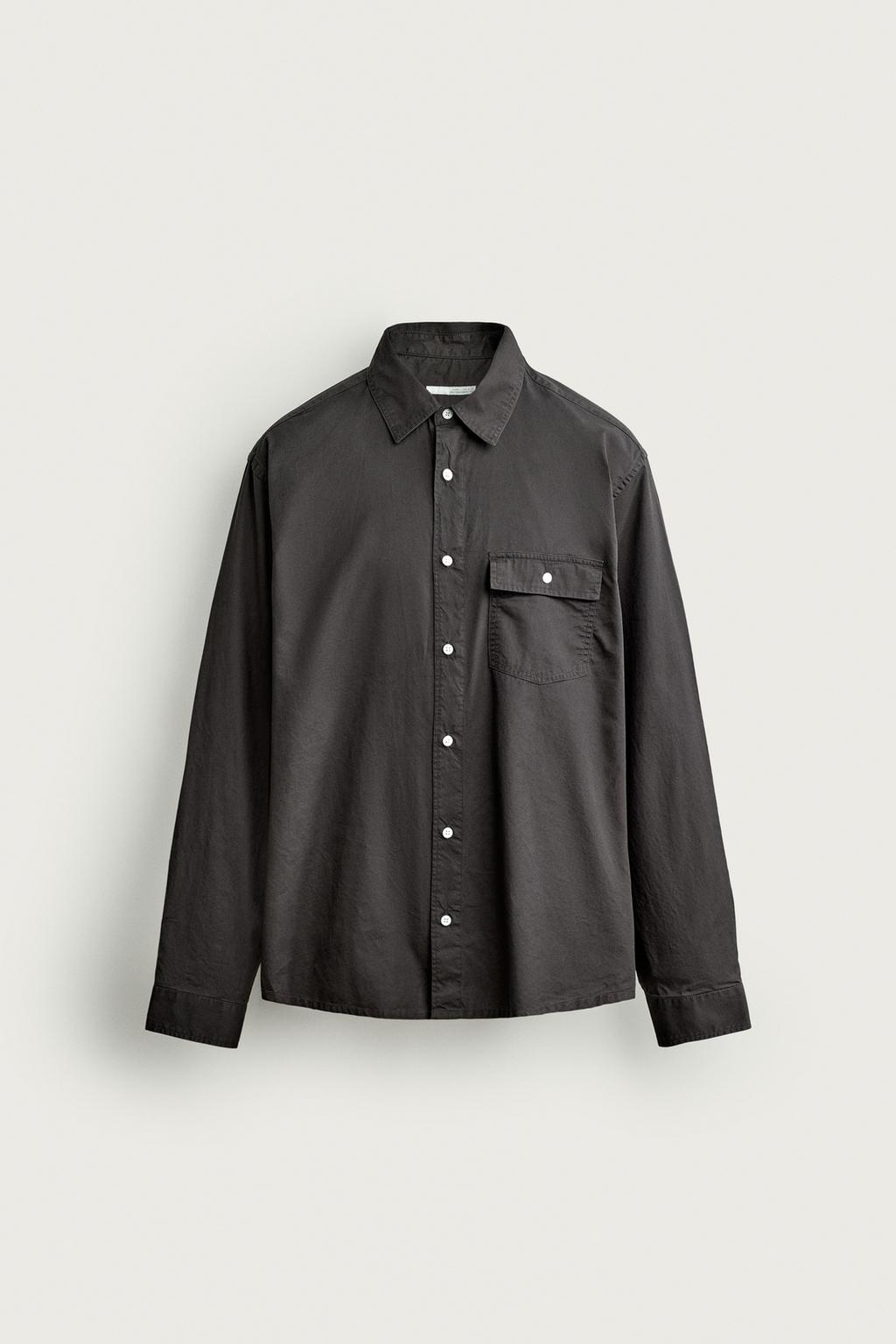 RELAXED FIT POCKET SHIRT