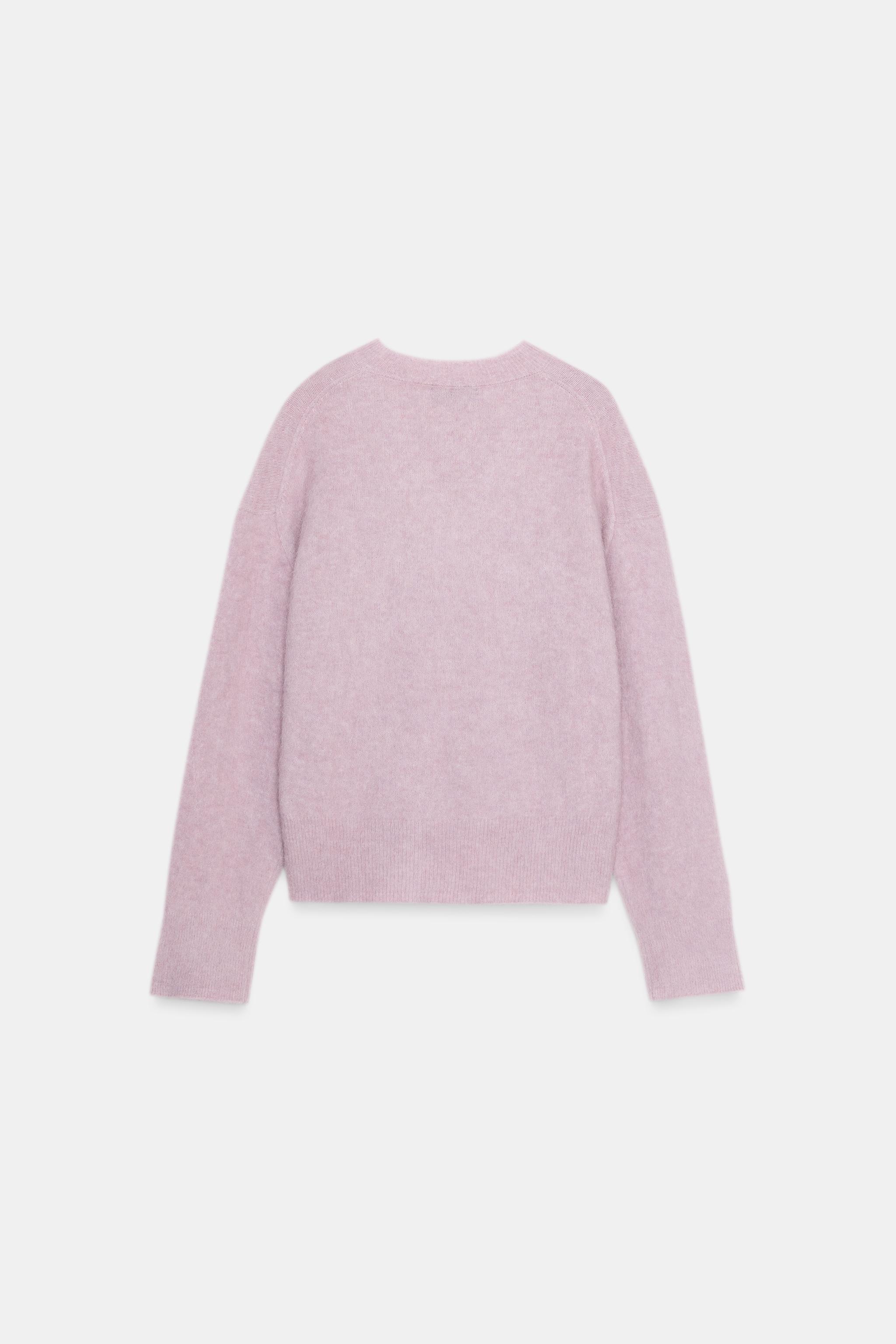 ZARA ソフトVネックスウェット トップス ソフト Vネック スウェットシャツ