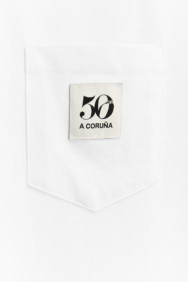 50TH ANNIVERSARY PATCH POCKET T-SHIRT - White by Zara - Image 2