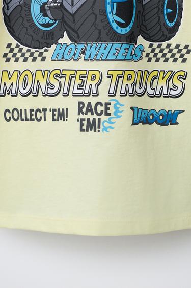 CAMISETA ESTAMPADA HOT WHEELS MONSTER TRUCK® - Amarillo de Zara