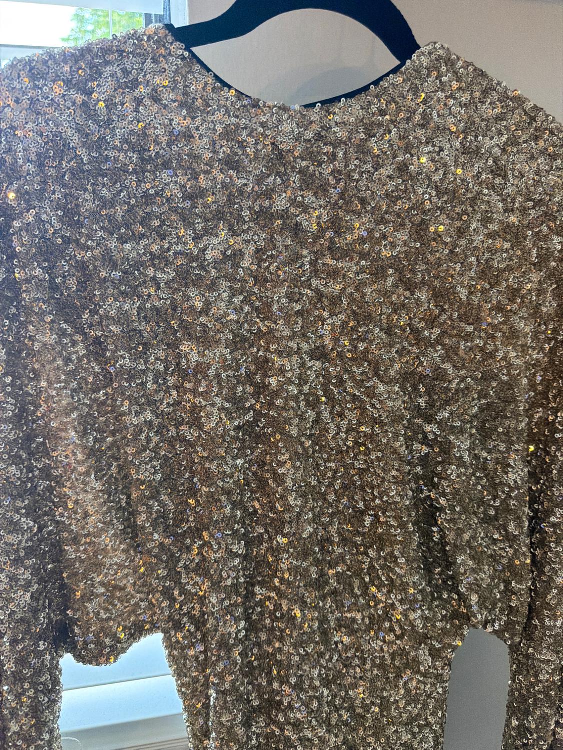 SEQUIN MINI DRESS ZW COLLECTION - Image 2