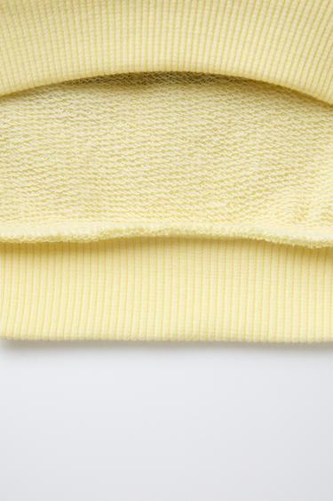 FLORAL PRINT SWEATSHIRT - Yellow by Zara - Image 3