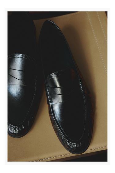 MOCASSIM DE VESTIR COM TIRA - Preto da Zara