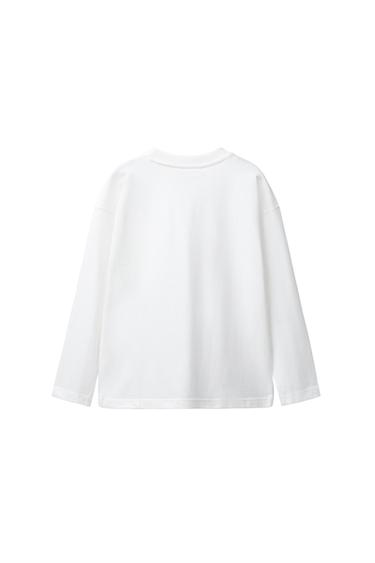 BASIC MEDIUM WEIGHT T-SHIRT - White by Zara - Image 2