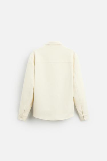 CHEMISE STRUCTURE EASY CARE - Écru moyen de Zara - Image 6