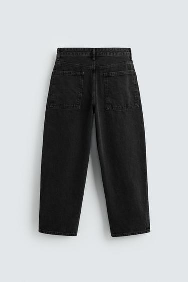 JEAN FUSELÉ LARGE - Noir de Zara - Image 7