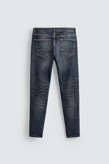 Zara SKINNY FIT JEANS - Blue