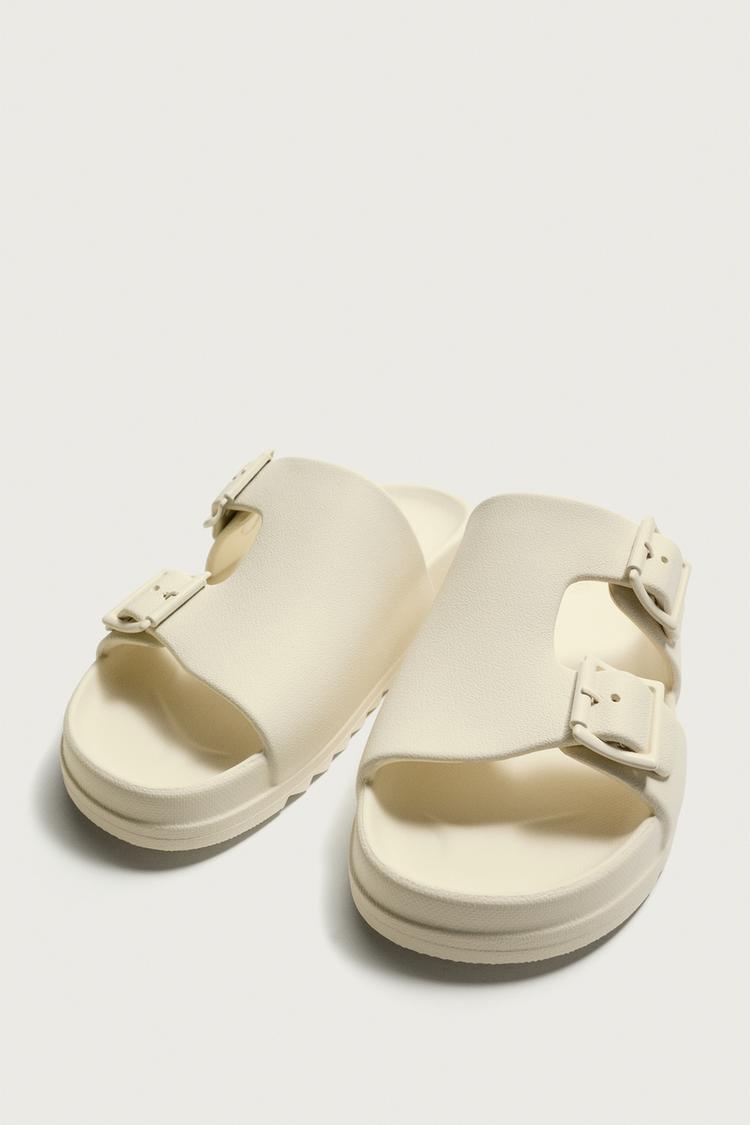 SANDALIAS DE DOBLE CORREA EN CAUCHO 5