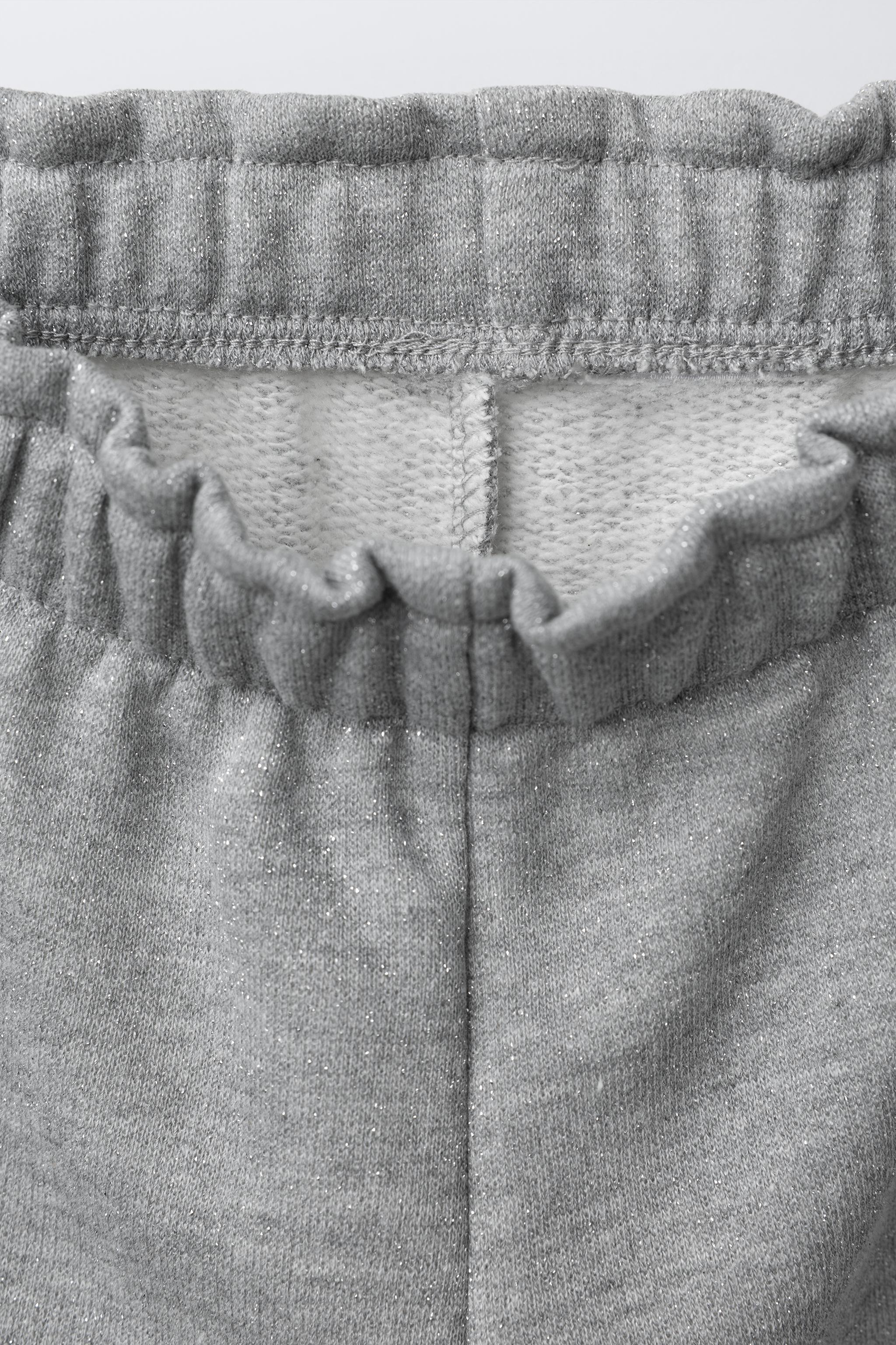 SPARKLY BOW PLUSH PANTS