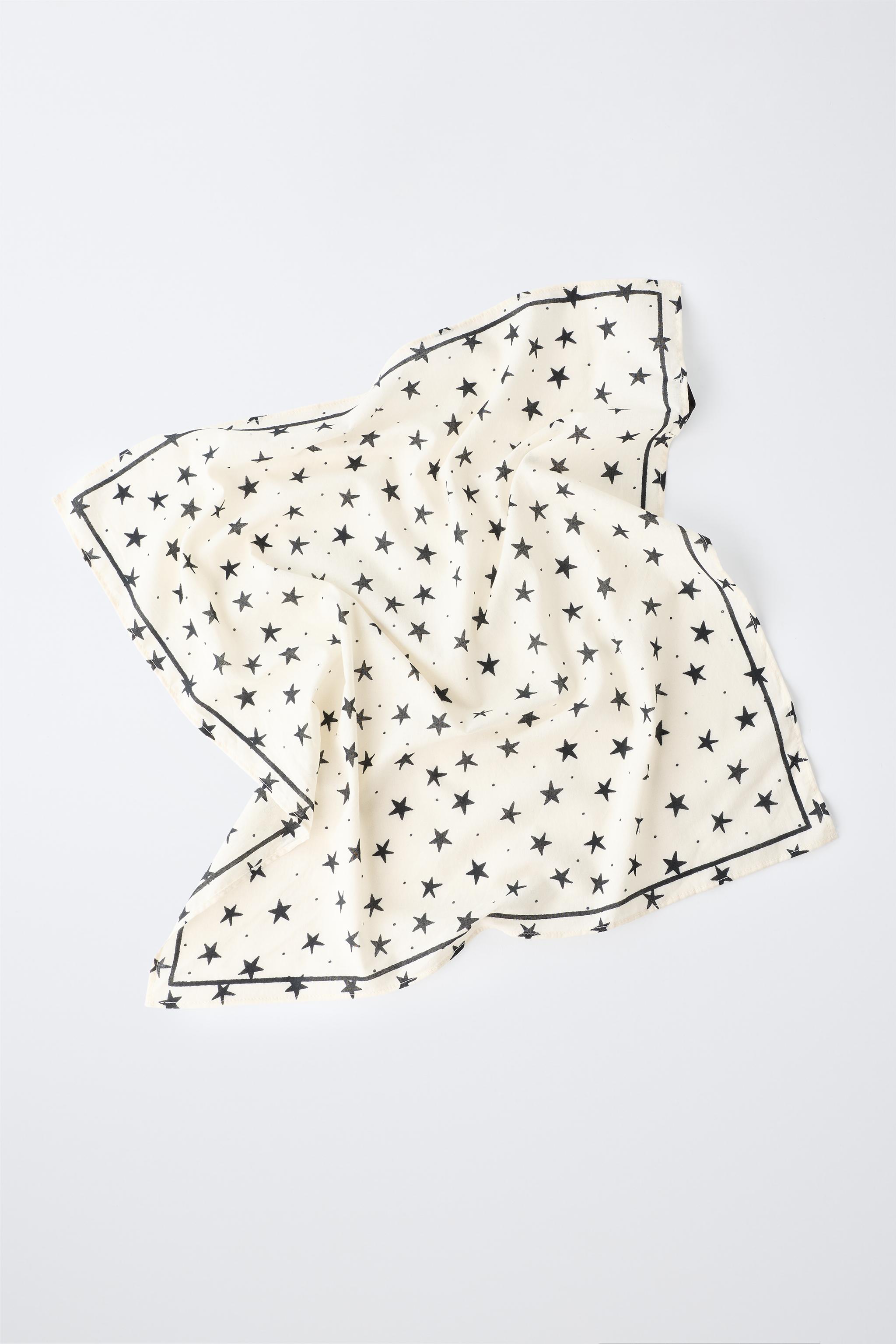 Детские аксессуары Zara STAR PRINT BANDANA — фото 3
