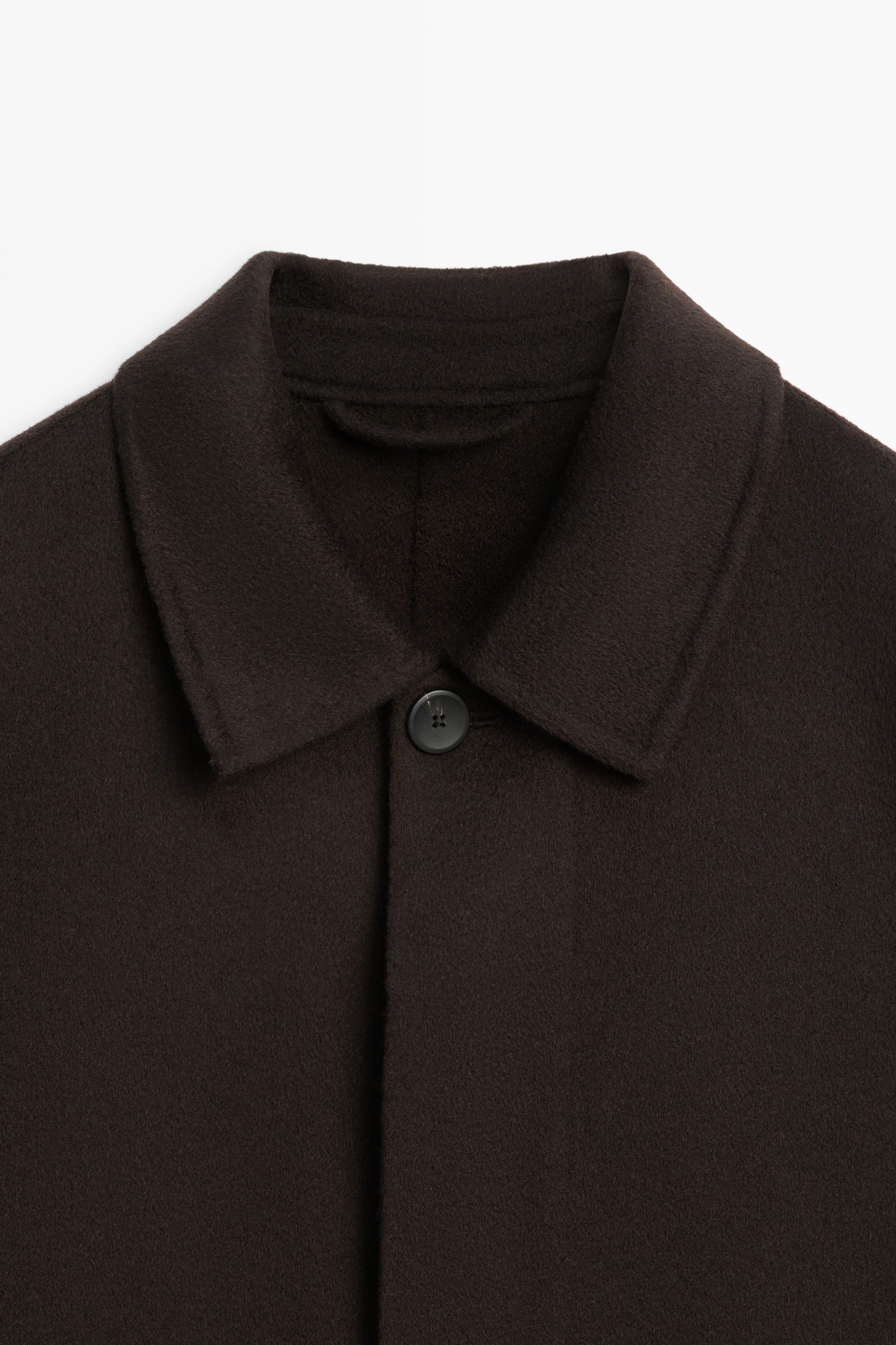 Manteau en double étoffe 100 % cachemire