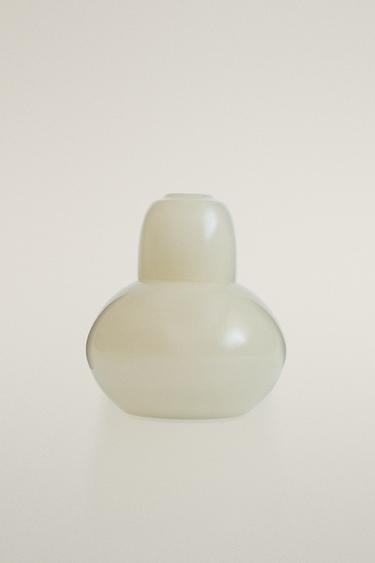 BOTTLE AND TUMBLER NIGHT SET (SET OF 2) - Cream by Zara