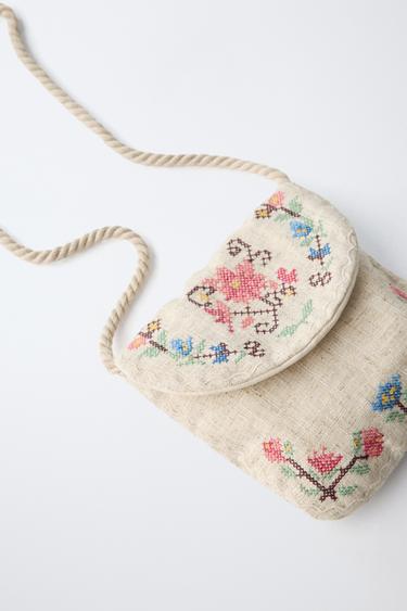 SAC BANDOULIÈRE BRODÉ - Multicolore de Zara - Image 3