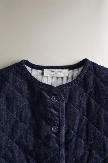 VESTE BÉBÉ CORDUROY - Bleu marine de Zara - Image 1