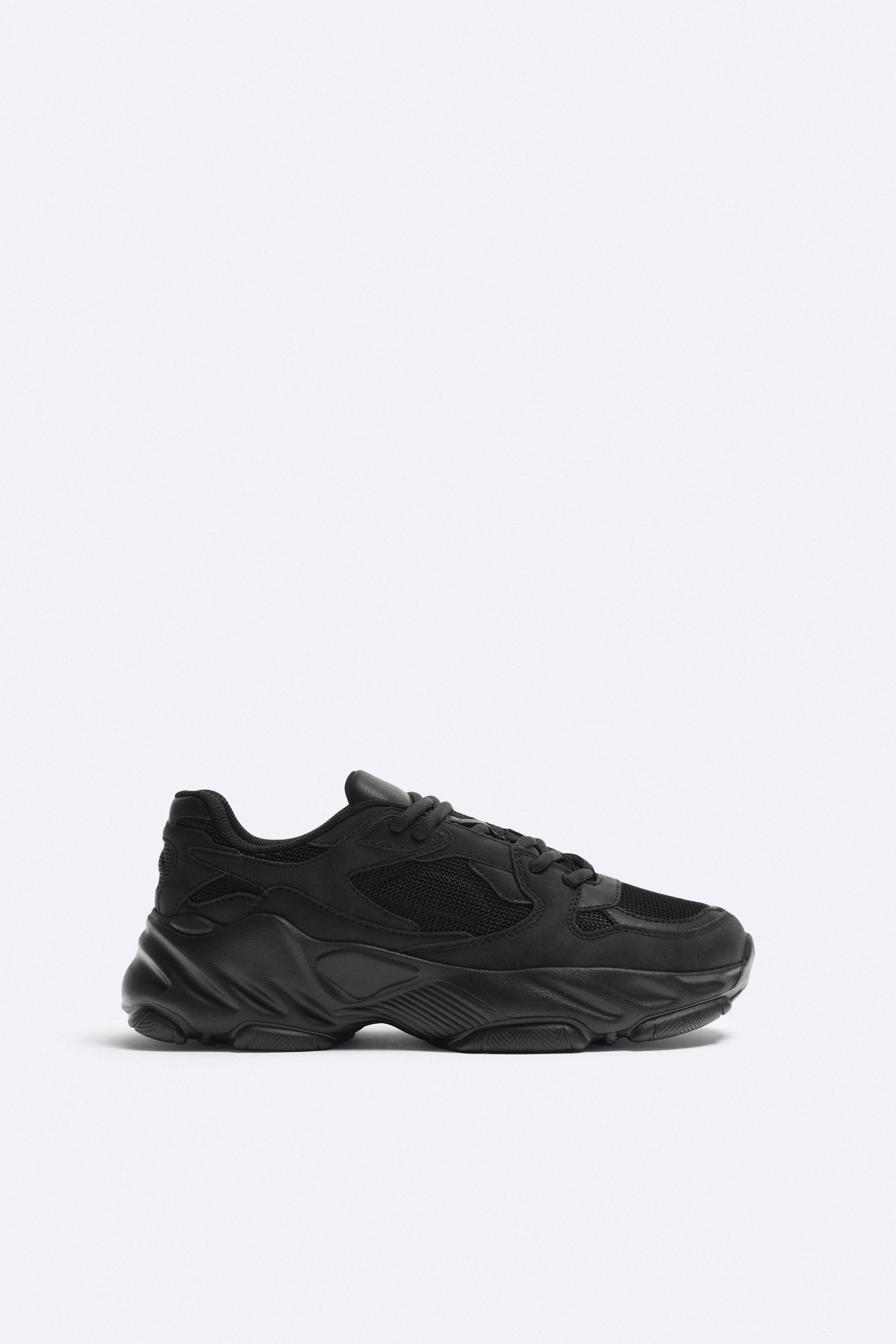 Zapatos puma shop negro hombre zara