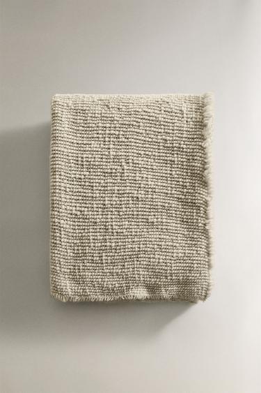 WOOL THROW X SOCIETY LIMONTA - Stone by Zara