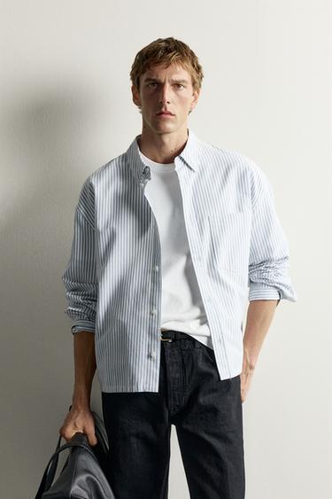 BOXY FIT SHIRT — Blue 2