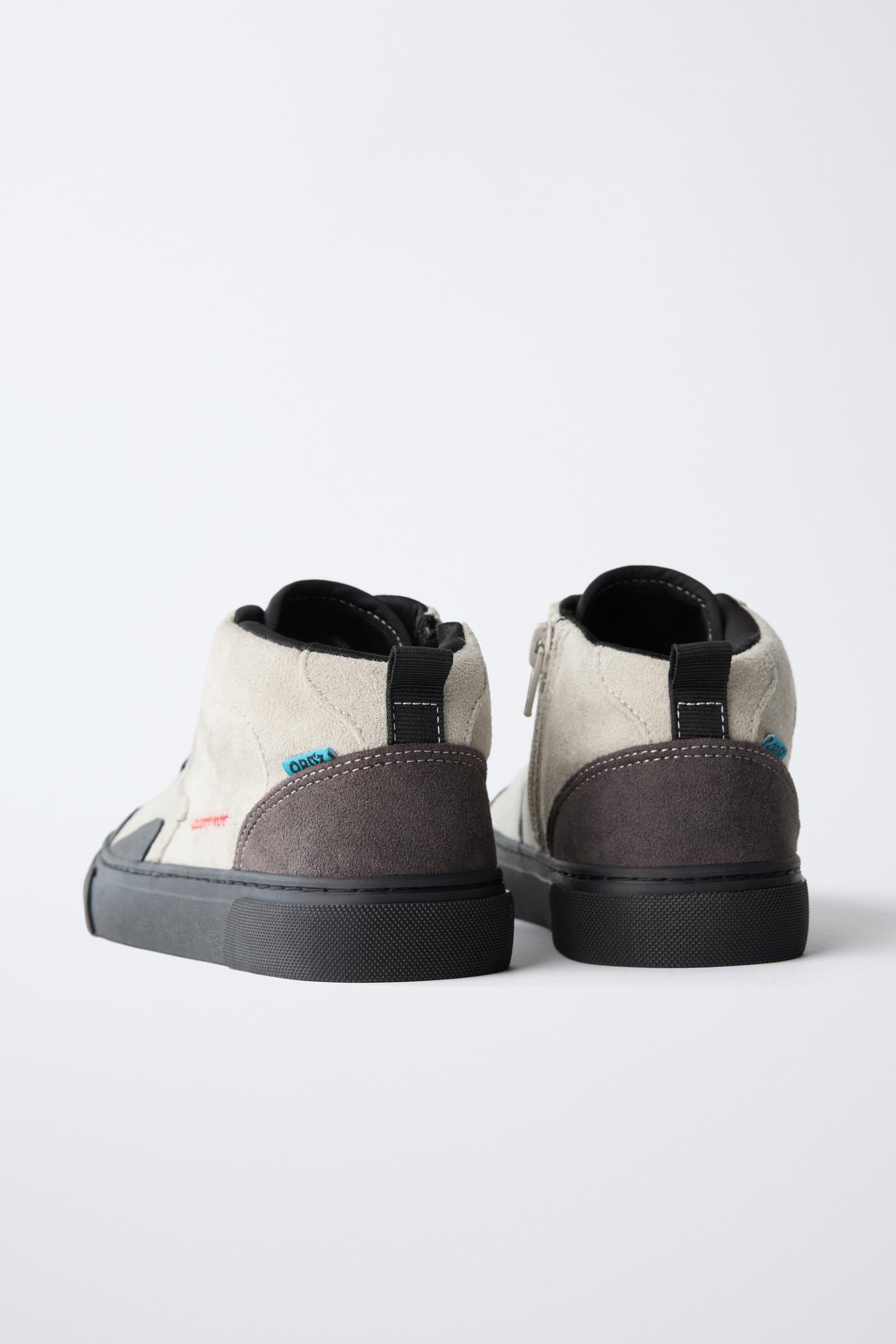 Детские ботинки Zara Skater Ankle, цвет: Серый — фото 6