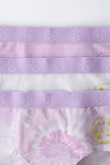 6-14 ANS/ LOT DE TROIS CULOTTES MAUI & SONS ® - Mauve de Zara - Image 1