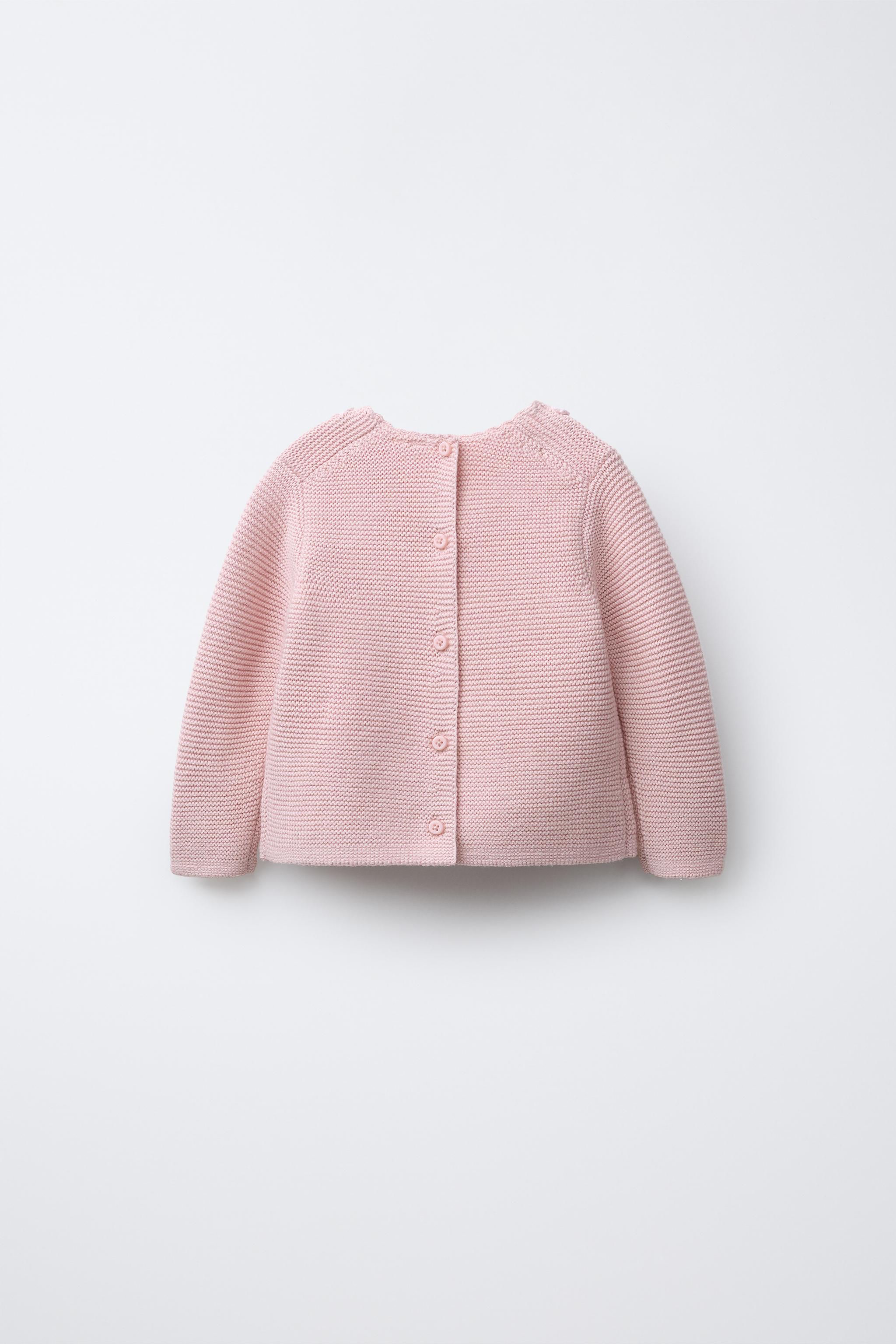 【ZARA Baby】カシミヤ100%ニット キモノロンパース ボンネ付き ZARA Baby】カシミヤ100%ニット キモノロンパース ボンネ付き