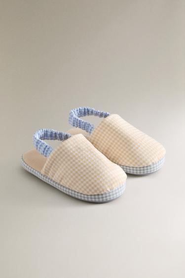 CHAUSSON ENFANT VICHY - Marron brûlé de Zara - Image 1