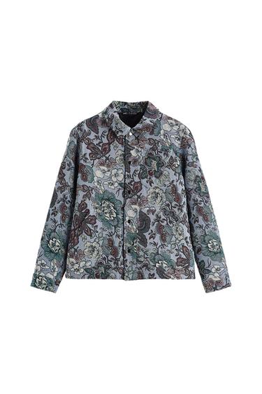 CAZADORA JACQUARD FLORAL