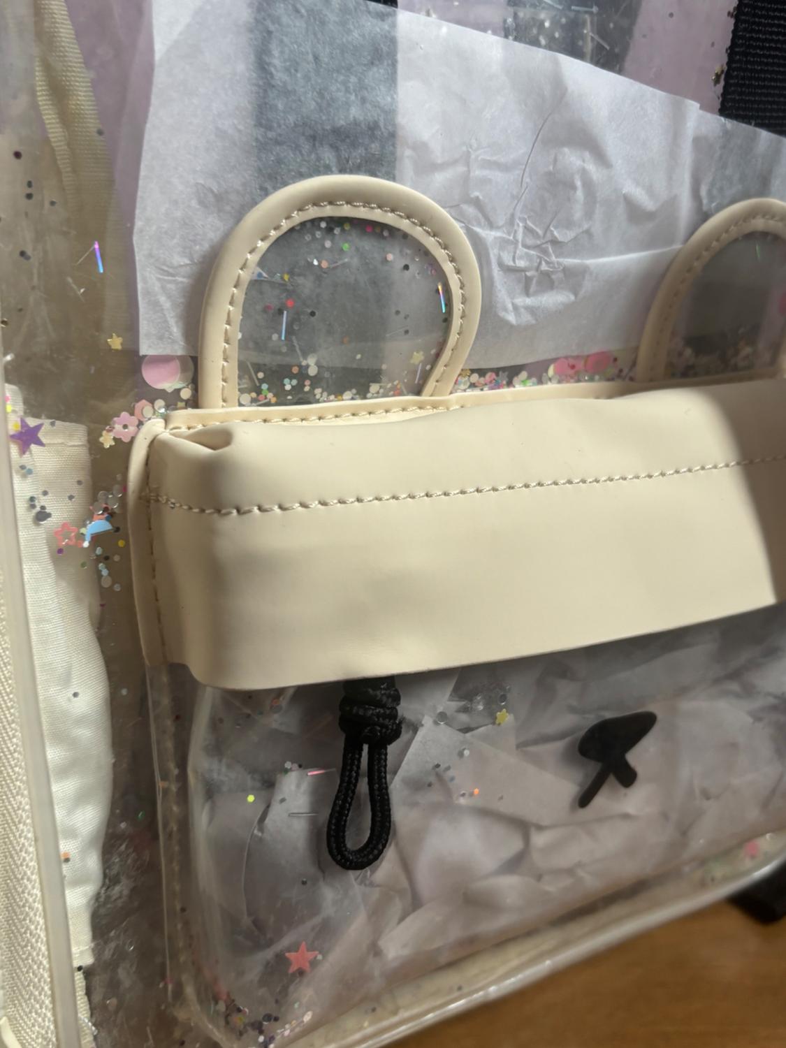 KIDS/ GLITTER VINYL BACKPACK - Image 3