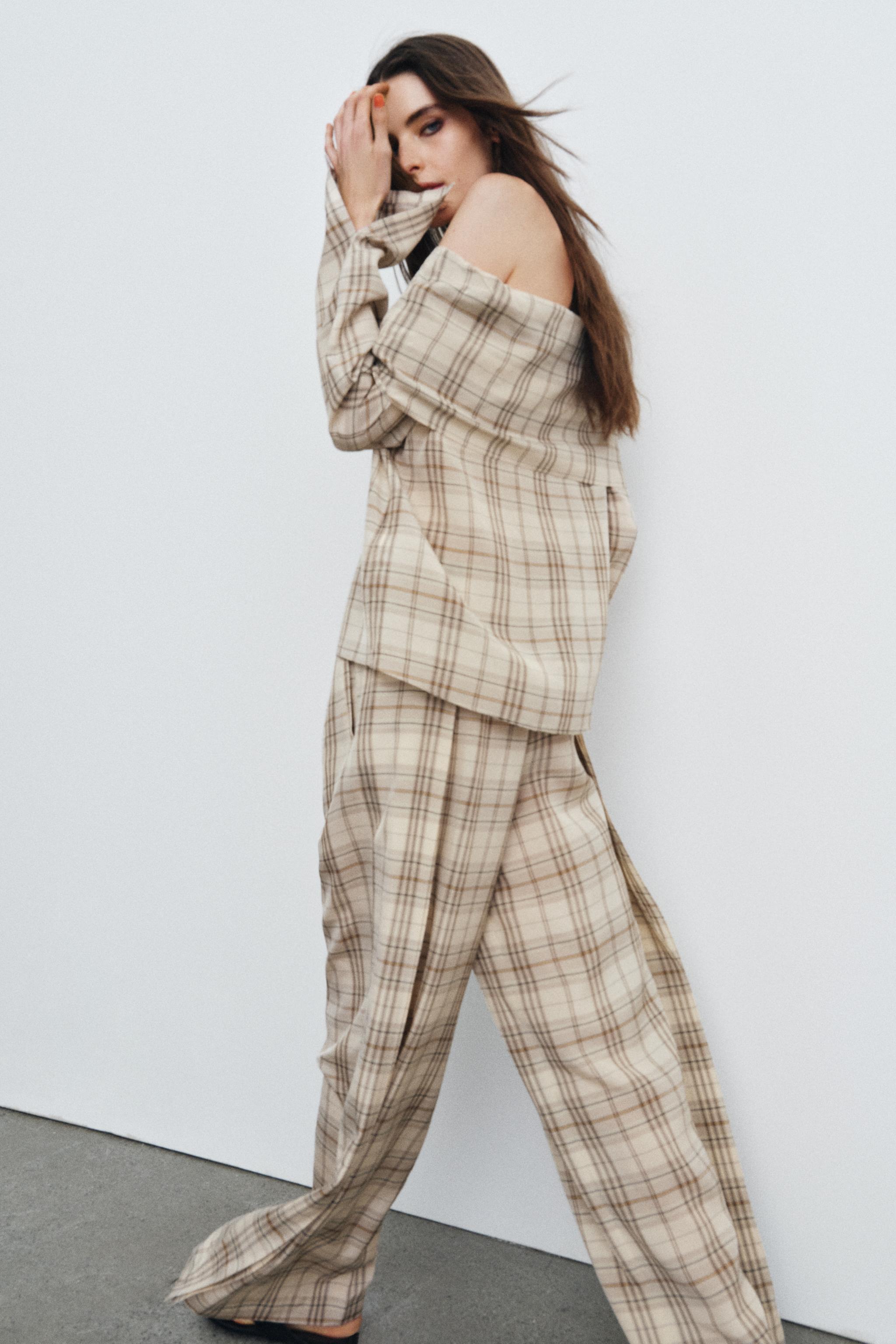 ZW COLLECTION PLAID TOP