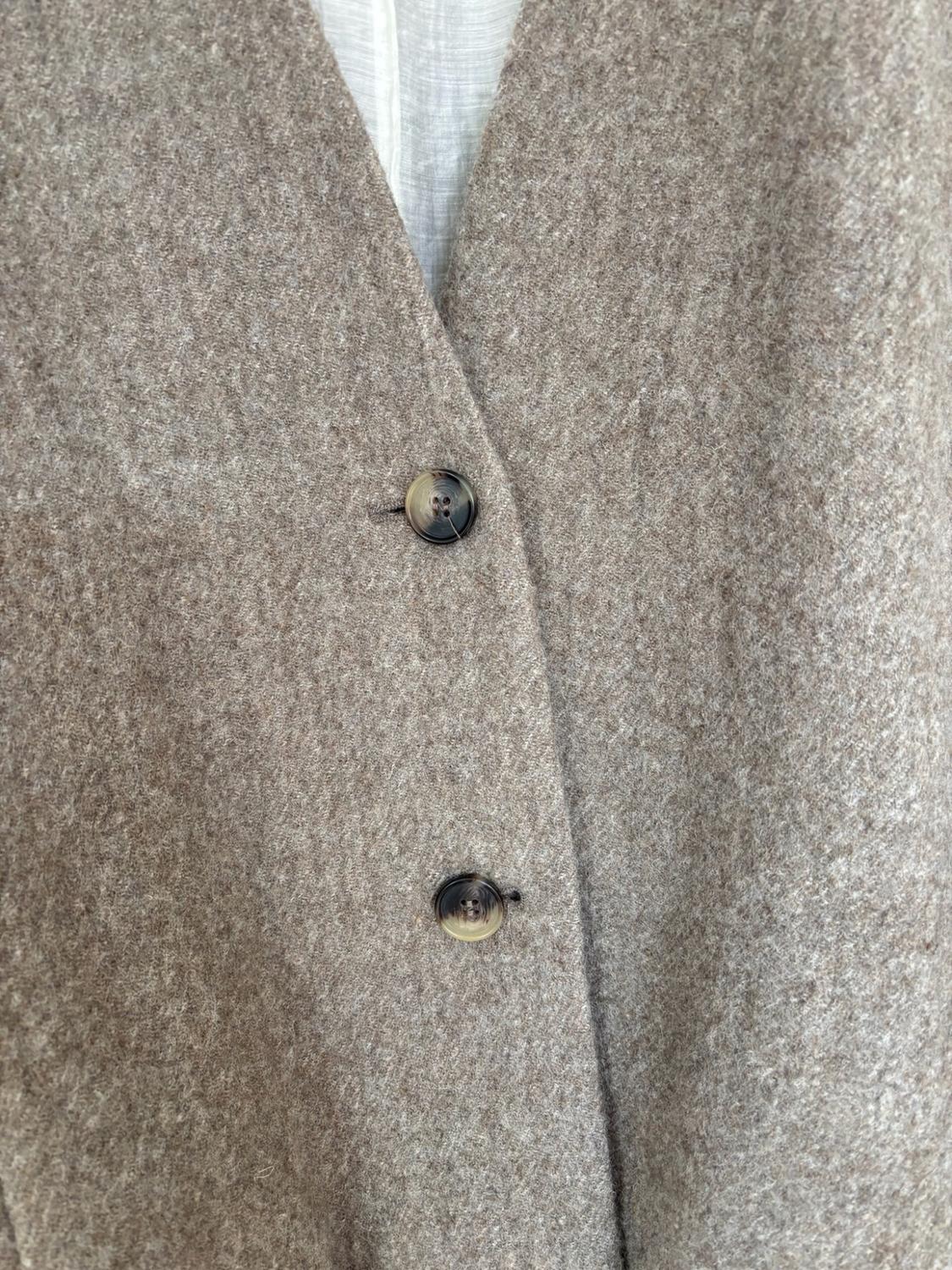 ZW COLLECTION STRAIGHT FIT MANTECO WOOL JACKET - Image 2