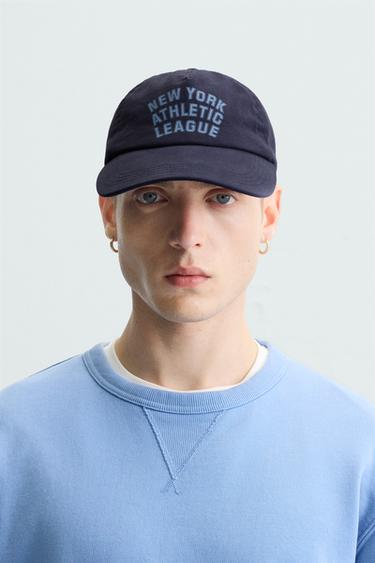 WASHED NYC CAP - Blue by Zara - Image 0