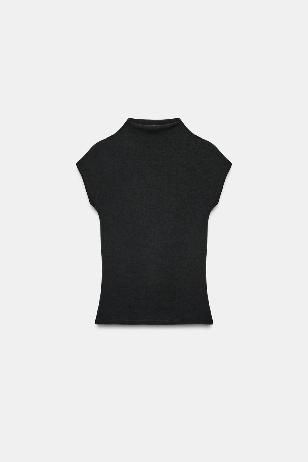LYOCELL HIGH NECK TOP