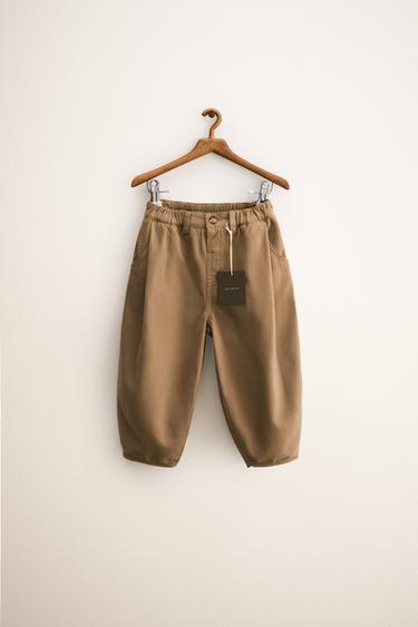 ZARA TIMELESS - PANTALONS MÀNIGA GLOBUS AMB PINCES - Sorra de Zara