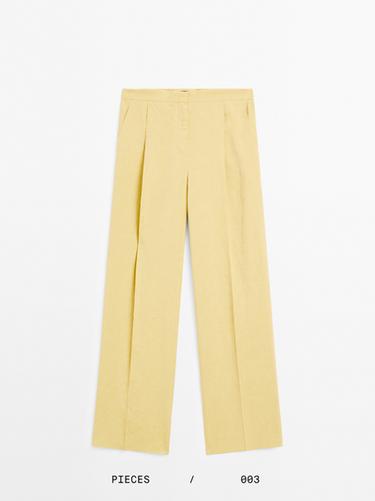 Zara Suit trousers with dart detail - 313