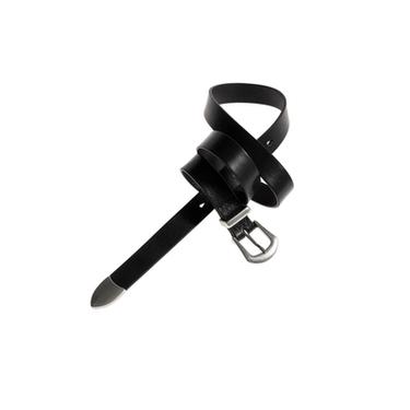 CINTURÓN PIEL - Negro de Zara