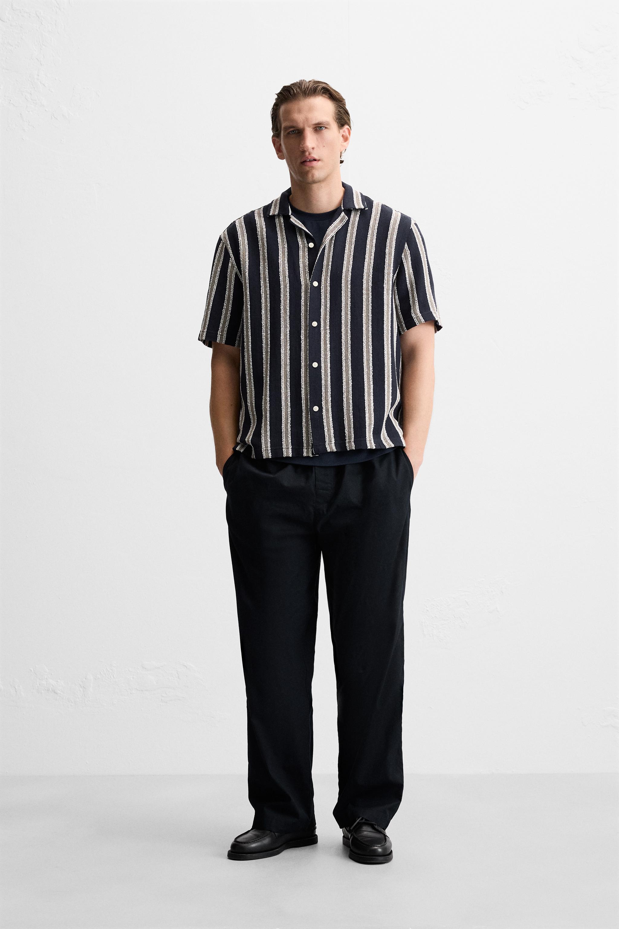 Men s Striped Shirts Explore our New Arrivals ZARA United Kingdom