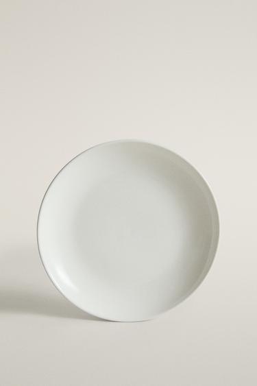Zara STONEWARE SIDE PLATE - White - Image 0