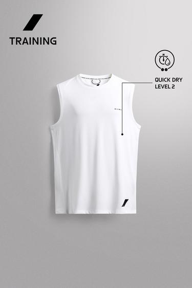 BASIC TECHNICAL TANK TOP - White by Zara - Image 5