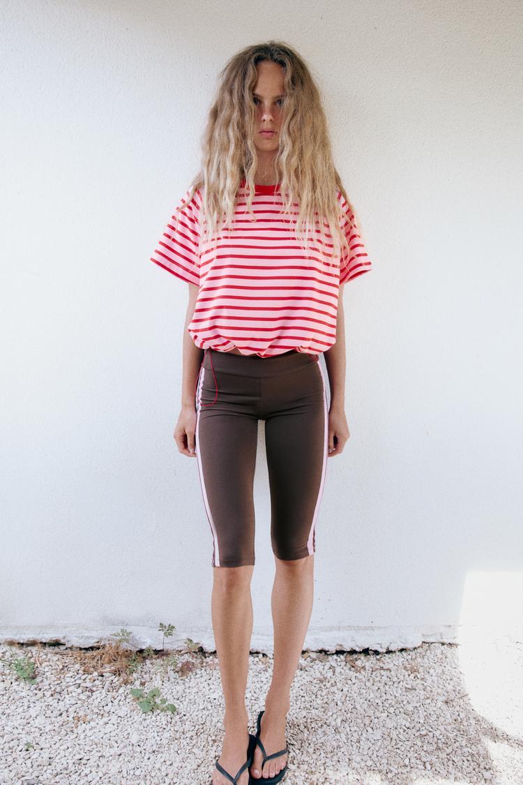CAPRI LEGGINGS WITH SIDE STRIPES