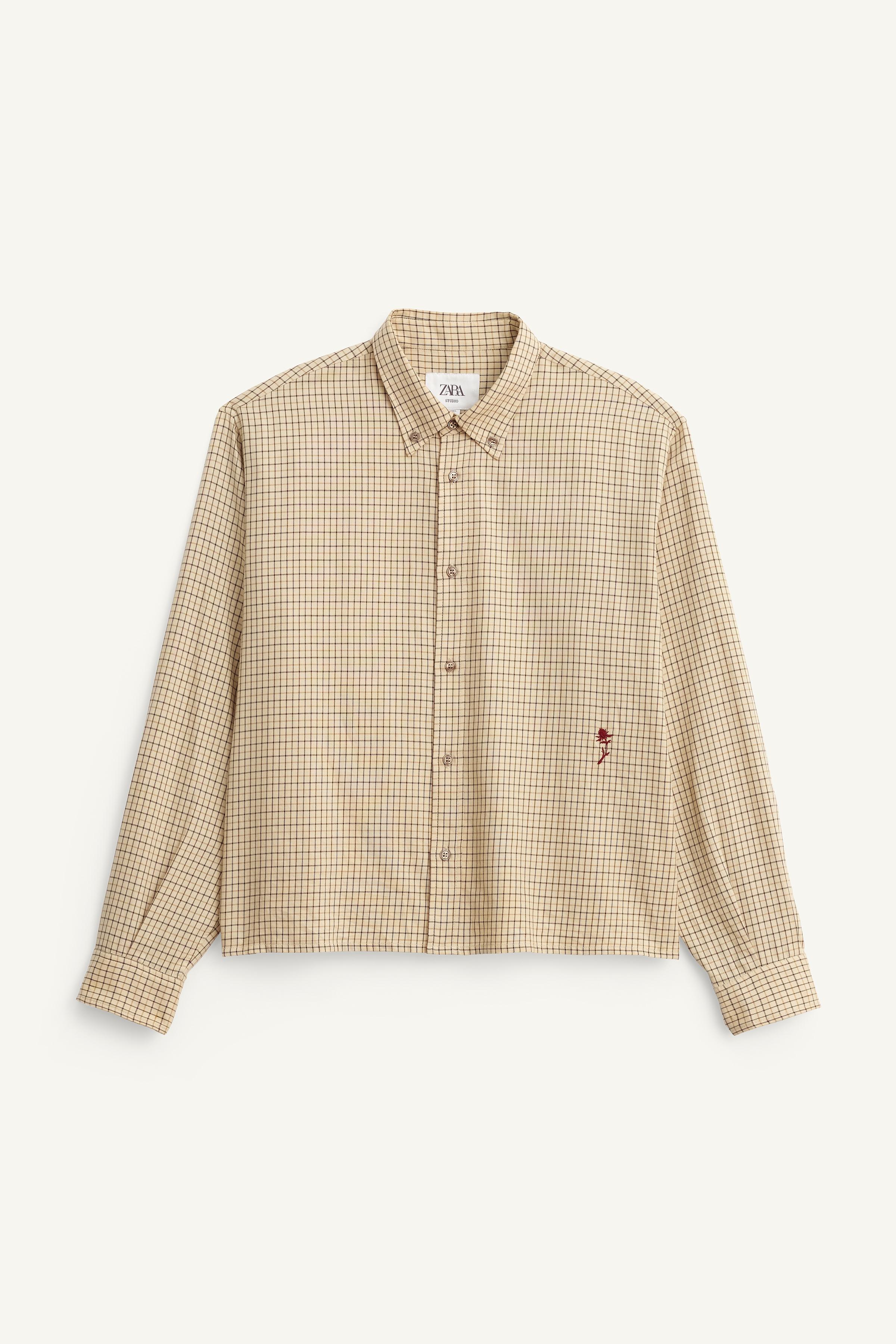 LIMITED EDITION PLAID CROPPED FIT SHIRT