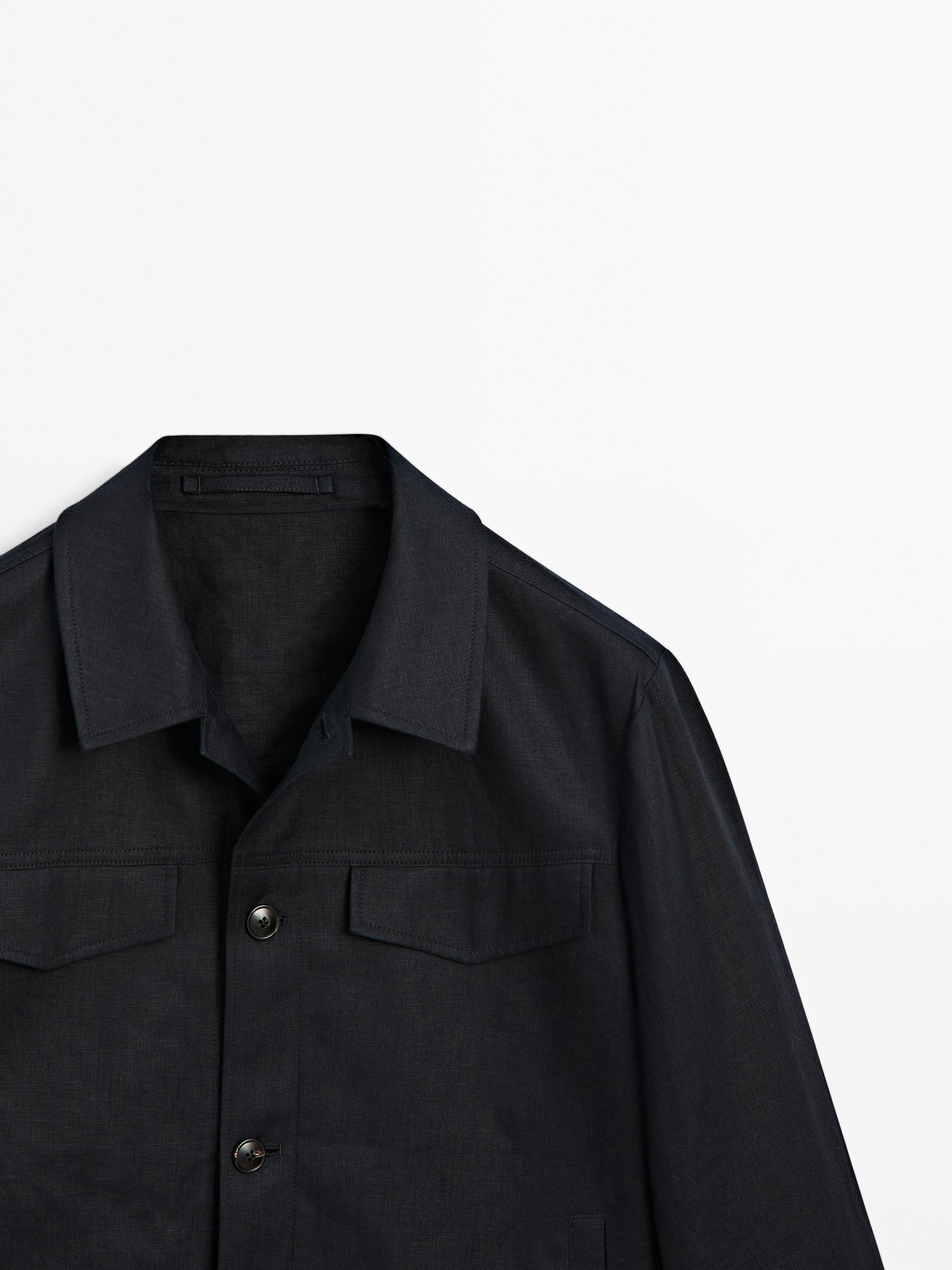 Blouson total look 100 % lin