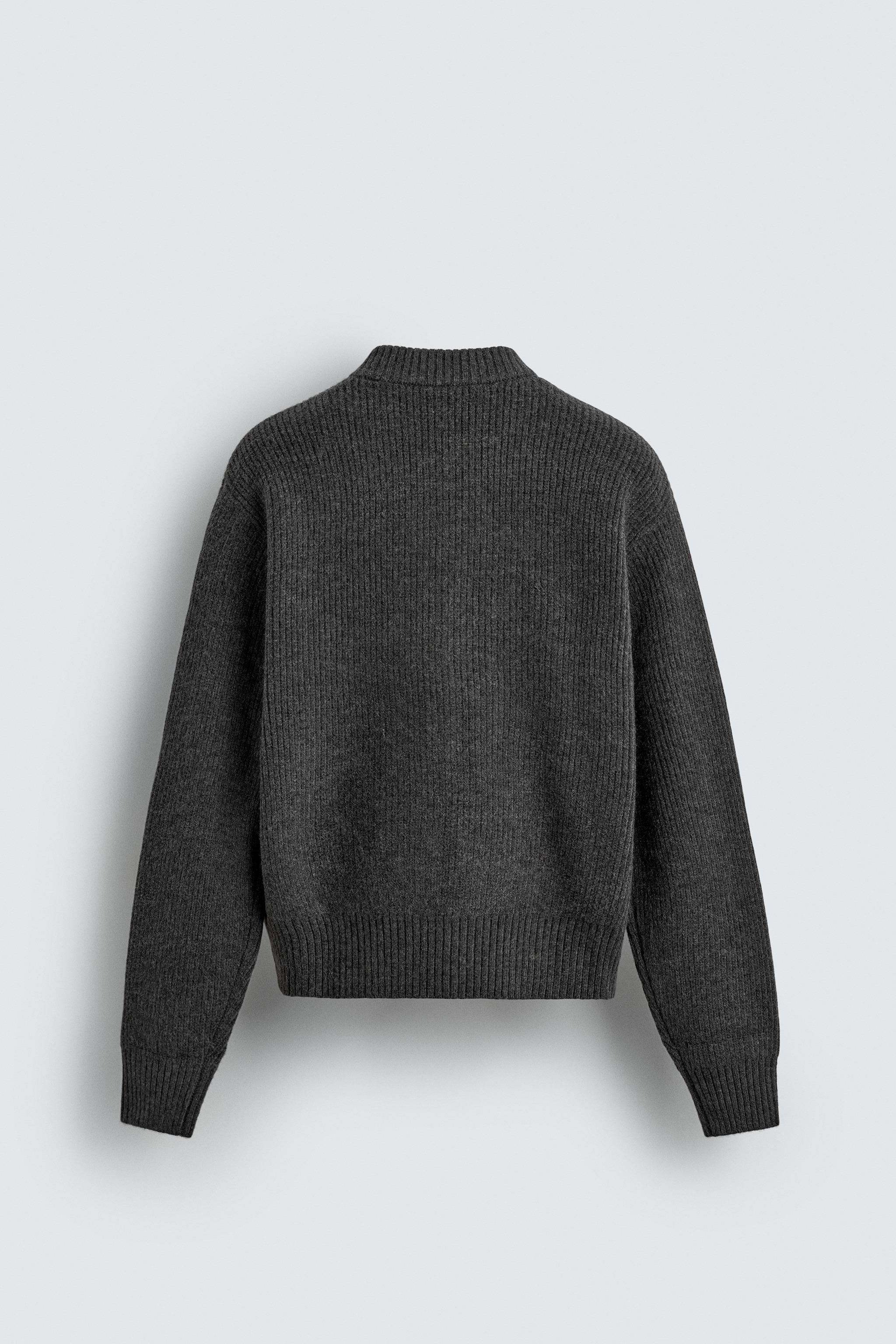 ニットボンバージャケット - ブラウン | ZARA Japan / 日本