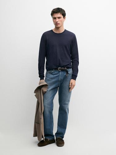 Zara Straight-leg jeans - Indigo - Image 0