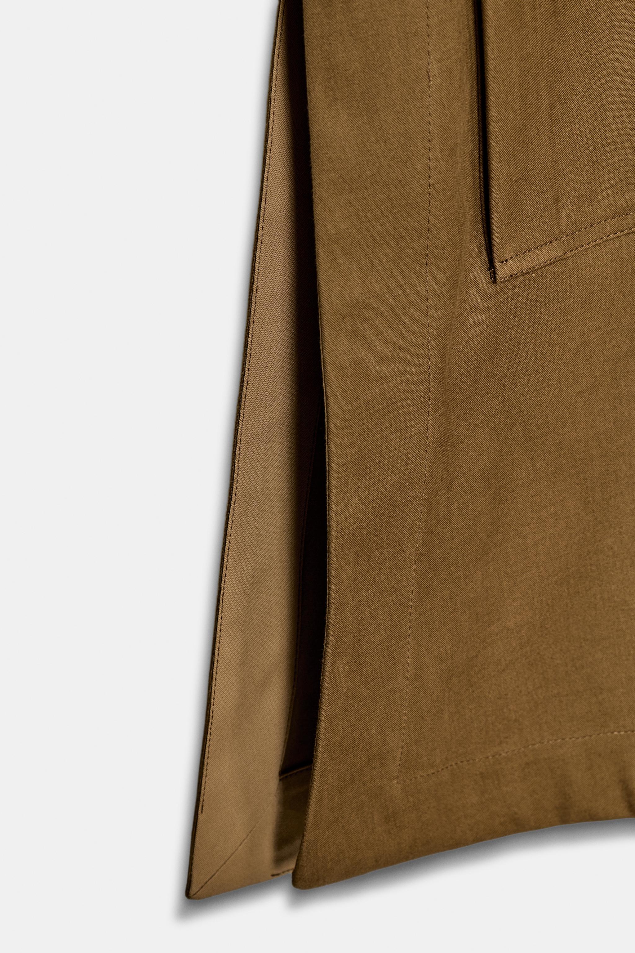 ZW COLLECTION COMBINED LONG TRENCH COAT