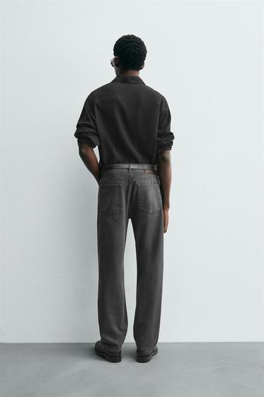 JEAN RELAXED STRAIGHT FIT - Gris moyen de Zara - Image 2