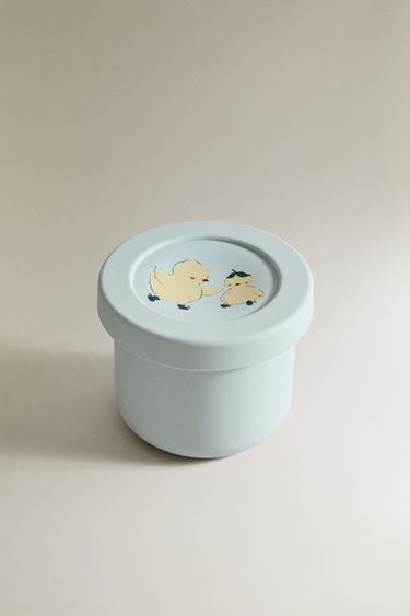 LUNCH BOX ENFANT SILICONE POUSSIN - Bleu de Zara - Image 1