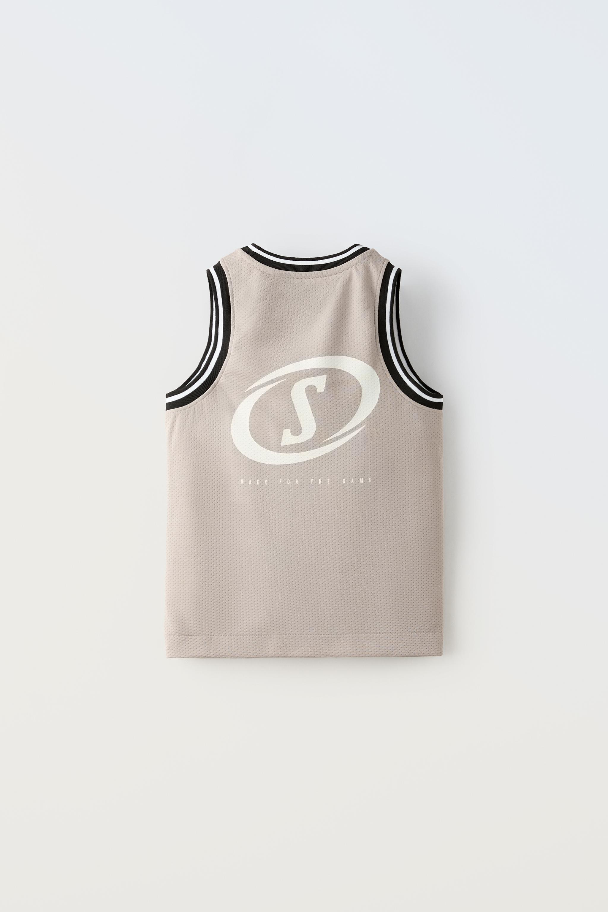 SPALDING ® PIPED TANK TOP - Taupe gray | ZARA United States