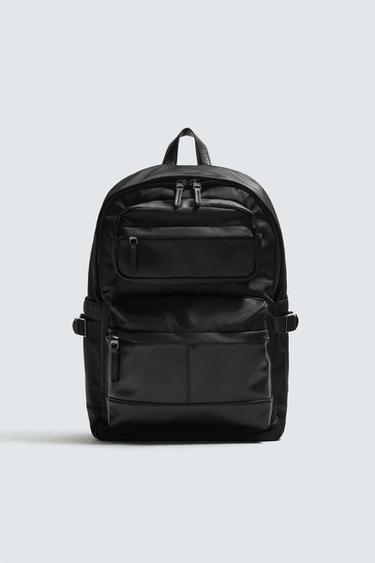 Zara MULTIPOCKET TECHNICAL BACKPACK - Black