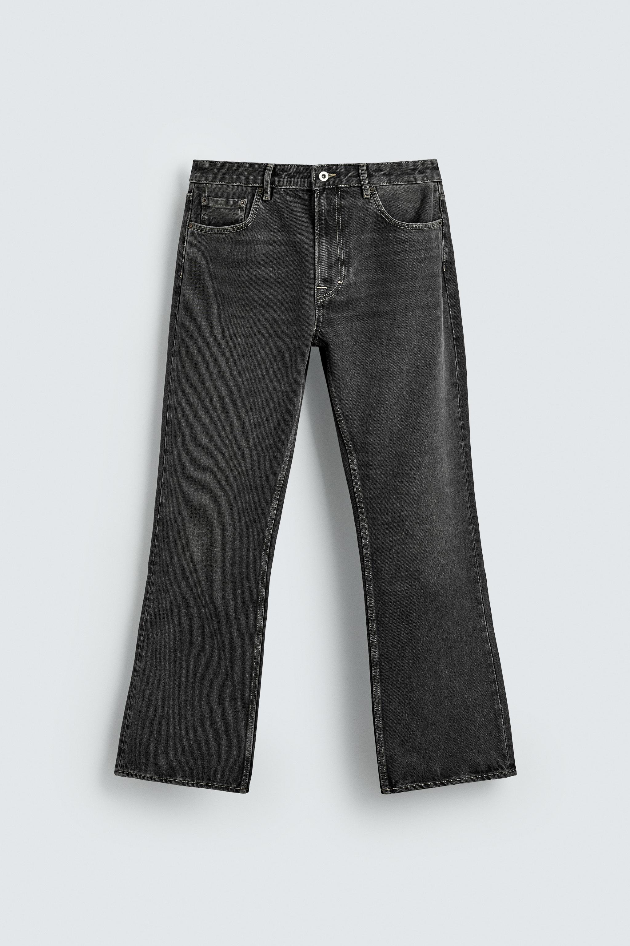 ブーツカットフィット限定版デニムパンツ - ブラック | ZARA ブーツカットフィット限定版デニムパンツ - ブラック | ZARA