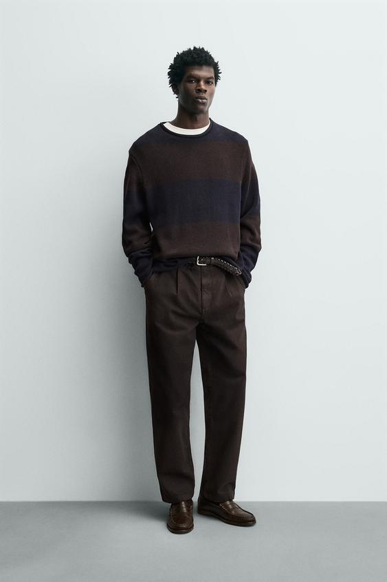 STRIPED JACQUARD JUMPER